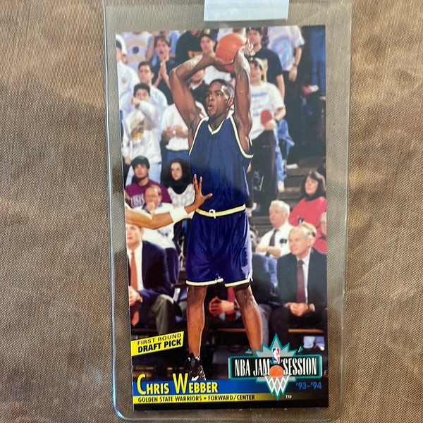 Vintage Chris Webber 4 Golden State Warriors NBA Champion 