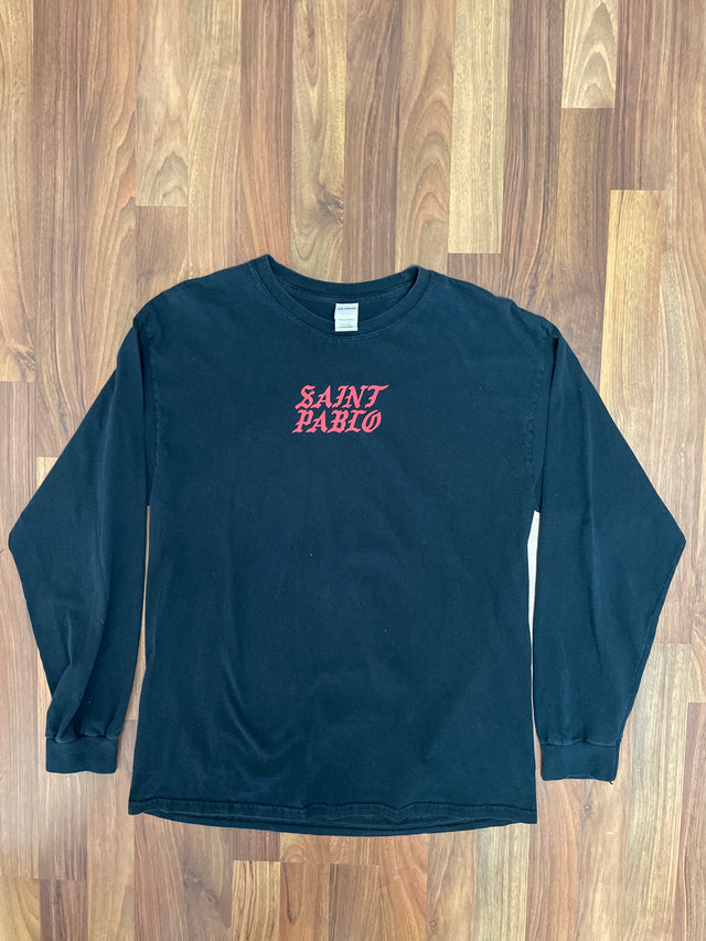 Kanye West Saint Pablo Kim Tennis Long Sleeve Shirt L