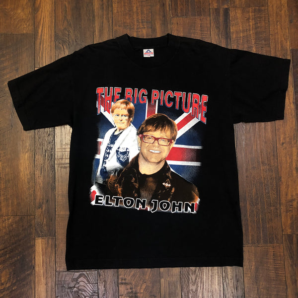 1990s Vintage Elton John The Big Picture American Tour T Shirt