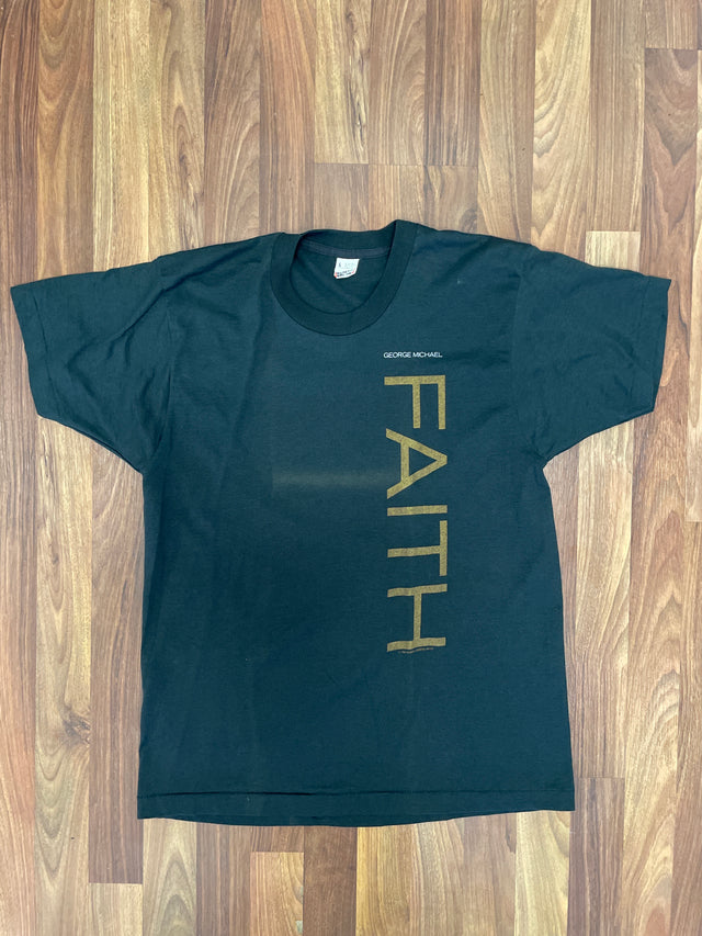 Vintage 1988 George Michael Faith Tour Shirt L