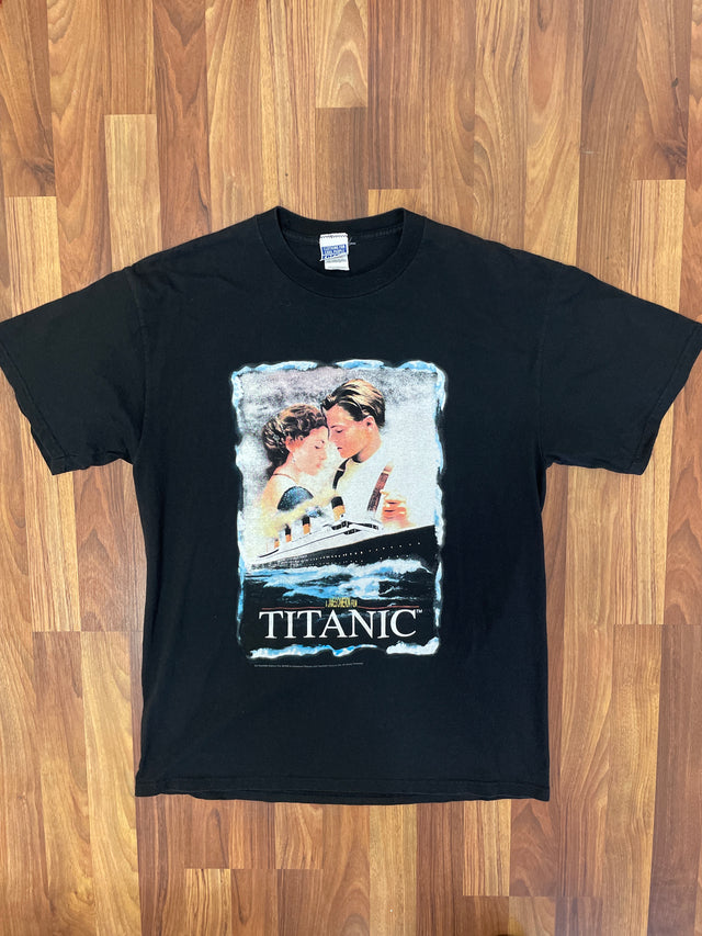 Vintage 1998 Titanic Movie Promo Shirt L