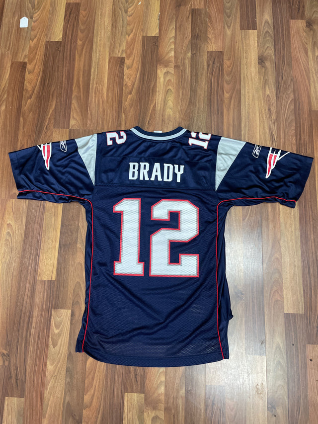 Tom Brady New England Patriots Reebok On Field Jersey M