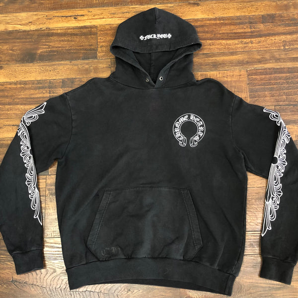 Chrome hearts best sale floral hoodie