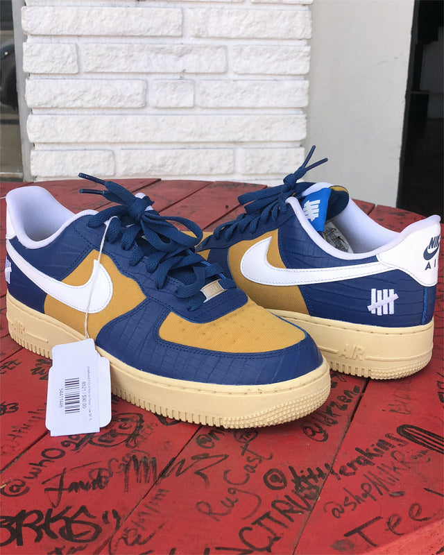 UNDEFEATED x Nike Air Force 1 5 On It (Gold Blue) DM8462-400