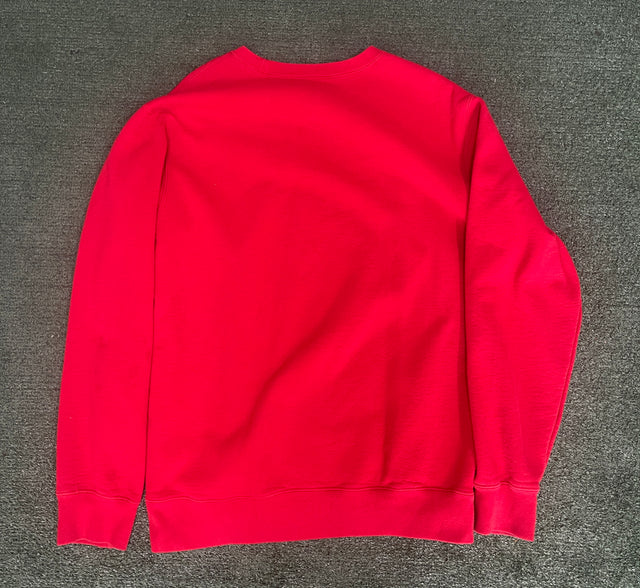 Supreme Contrast Crewneck Sweatshirt Red (SS18) Large – Milk Room