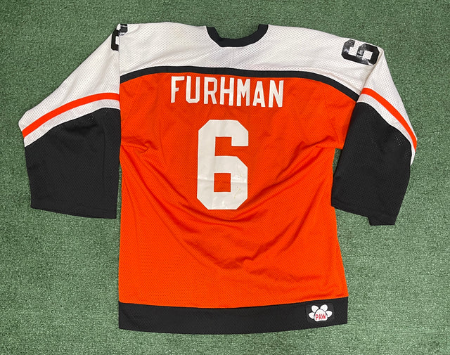 NHL Vintage San Jose Sharks Orange Practice Jersey Furhman