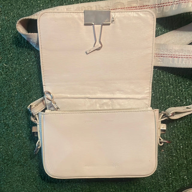 Buy Off-White Diag Mini Flap Bag 'White' - OWNA038F20LEA0040110